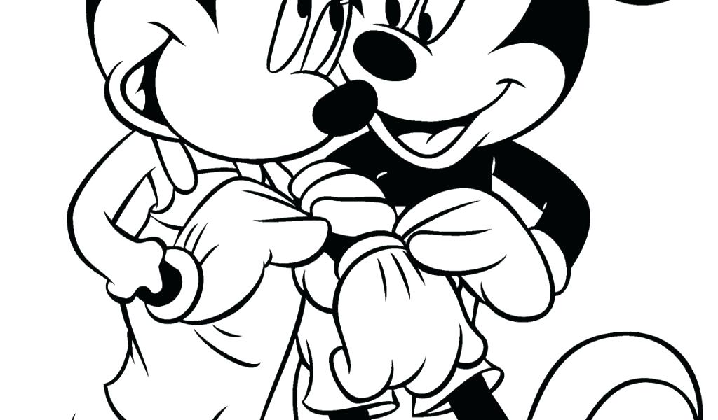 1024x600 Minnie Coloring Pages Mouse Coloring Pages Mickey Minnie Mouse