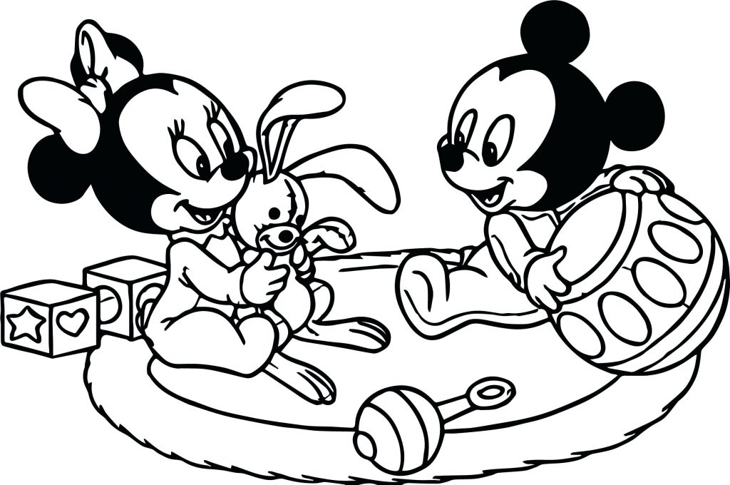 1024x680 Coloring Pages ~ Mickeynd Minnie Coloring Pages Of Mouses