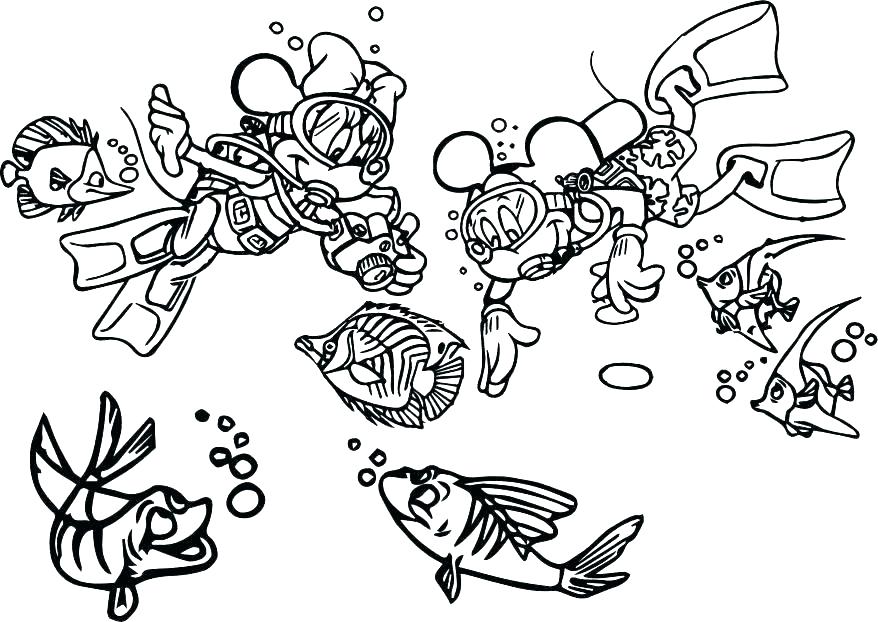 878x622 Mickey And Minnie Mouse Coloring Pages