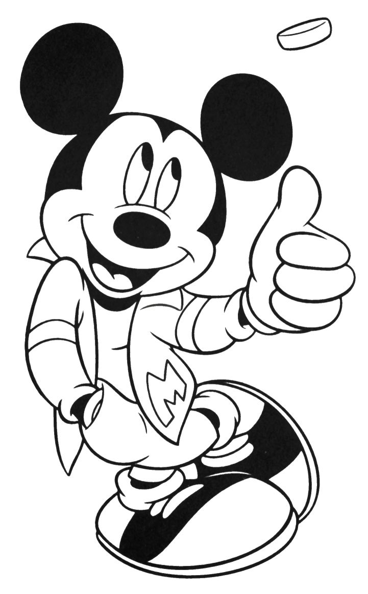 721x1163 Mickey Mouse Coloring1 (239k) Disney Mickey Mouse