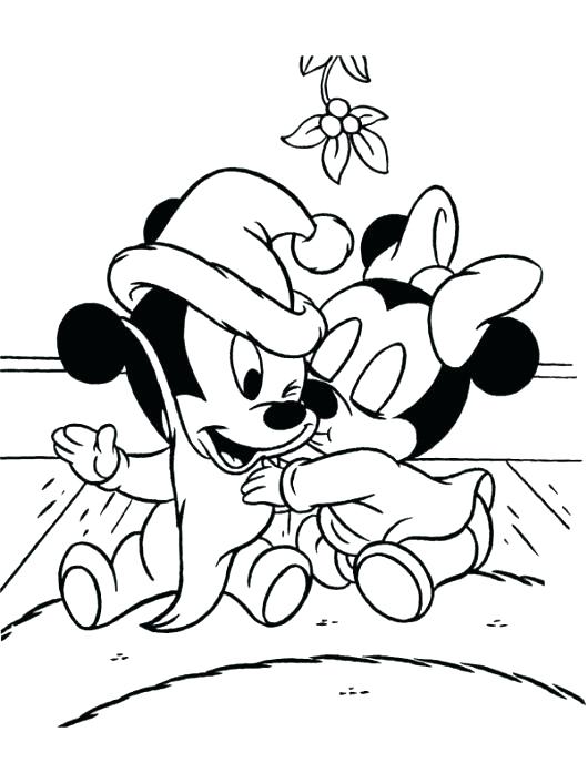 530x706 Disney Christmas Coloring Pages Also Coloring Pages Printable Baby