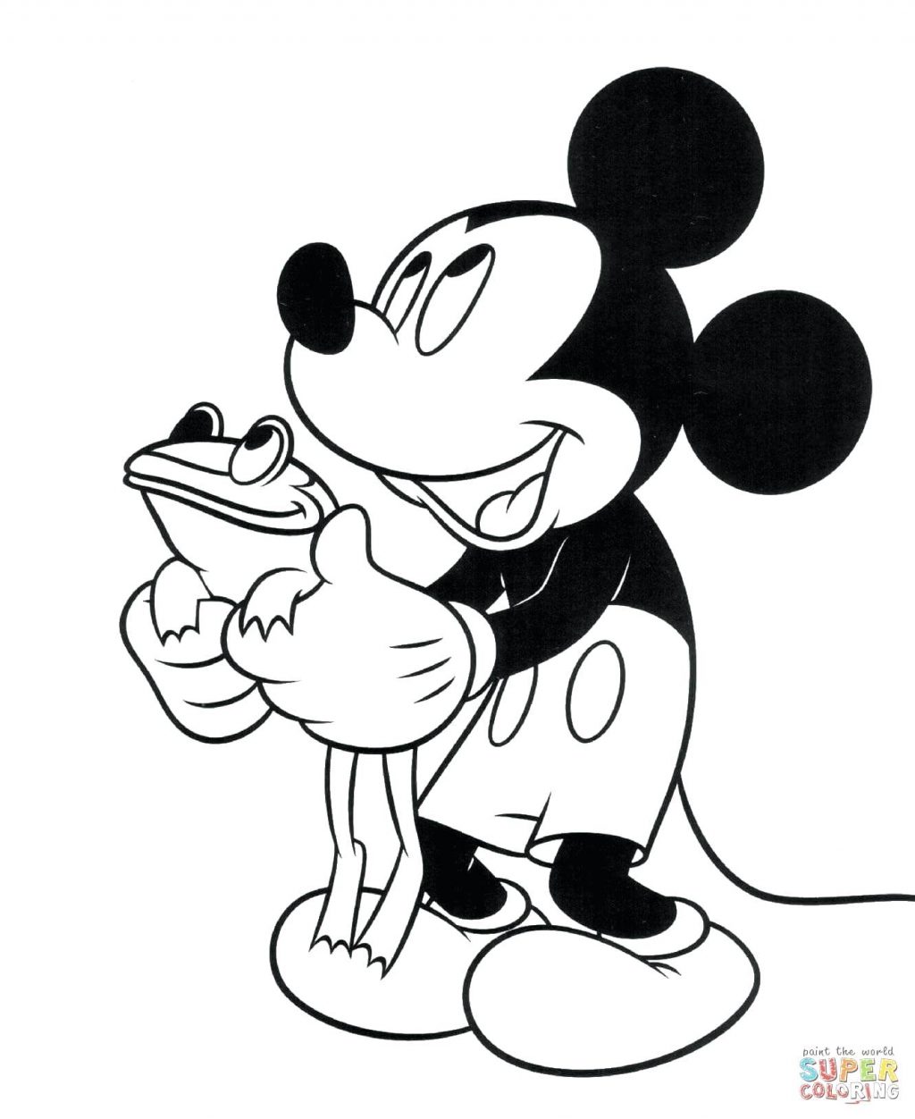 1024x1252 Coloring Page ~ Minnie And Mickey Coloring Pages Mouse Frog