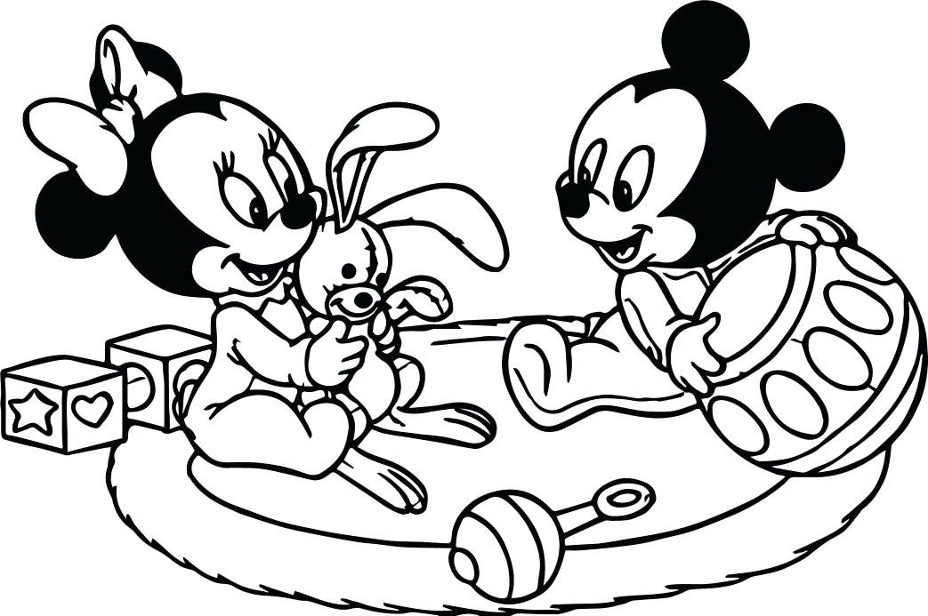 1043x693 Coloring Pages Of Minnie Mouse Large Size Of Coloring Pages