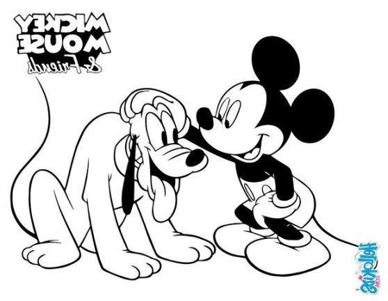 558x432 Mickey And Pluto Coloring Pages Coloring Pages Kids