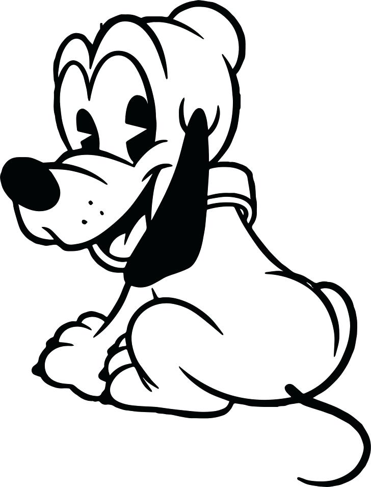 728x955 Pluto Coloring Pages Mickey And Coloring Pages Mickey Coloring