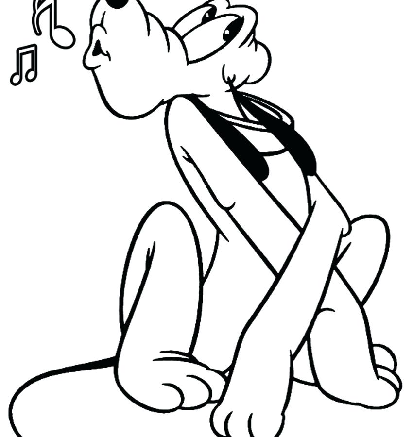 850x900 Baby Pluto Coloring Pages Baby Coloring Pages Of From Mickey Mouse