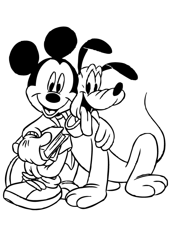 595x842 Pluto Coloring Pages To Download And Print For Free