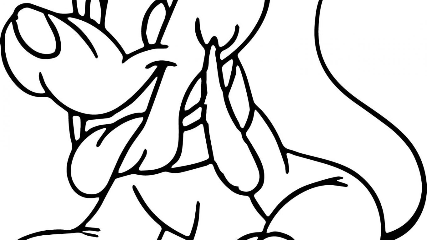 1366x768 Happy Halloween And Pluto Coloring Page For Kids Printable Pages
