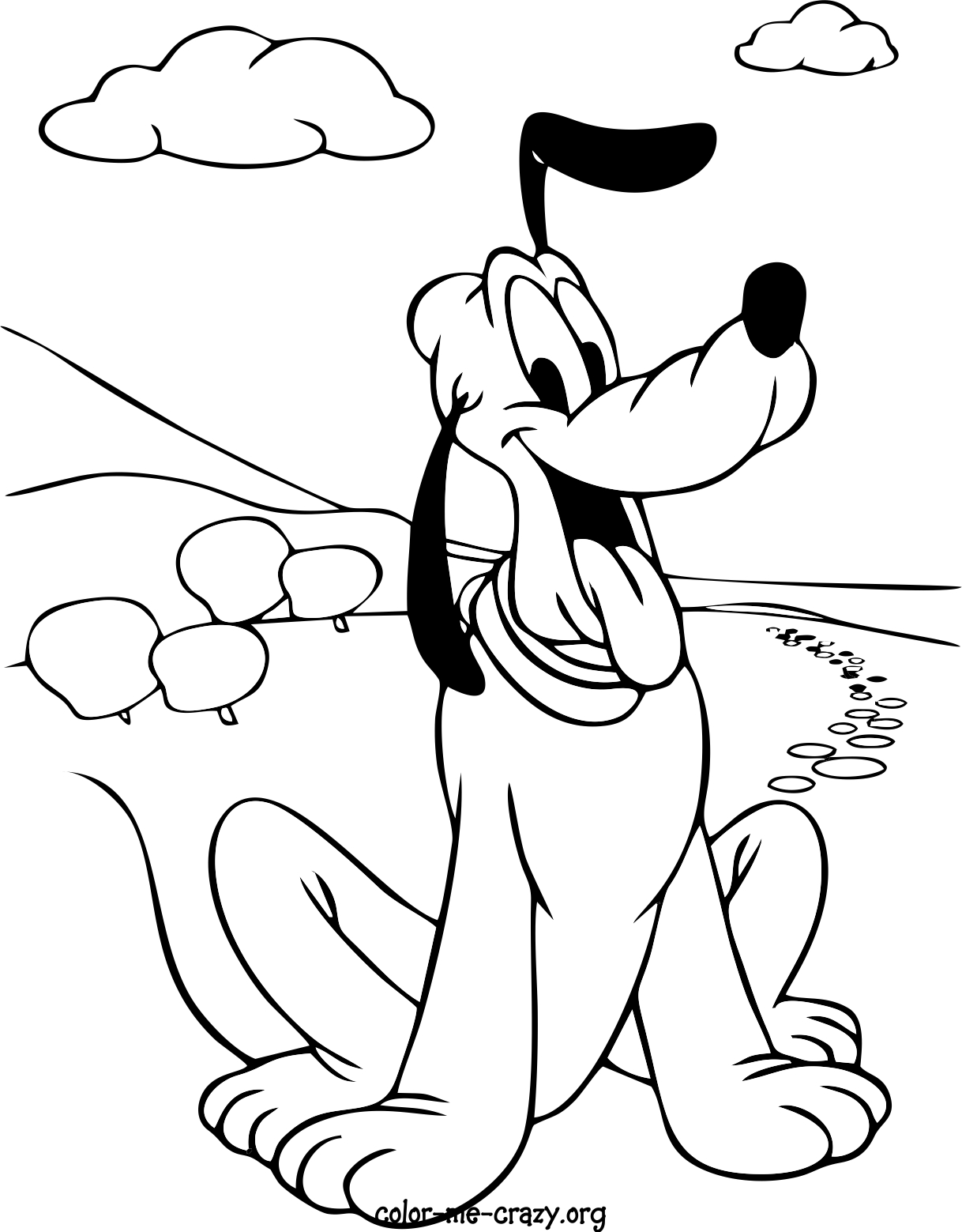 1218x1559 Image Of Disney Pluto Coloring Pages Coloring Pages Pictures