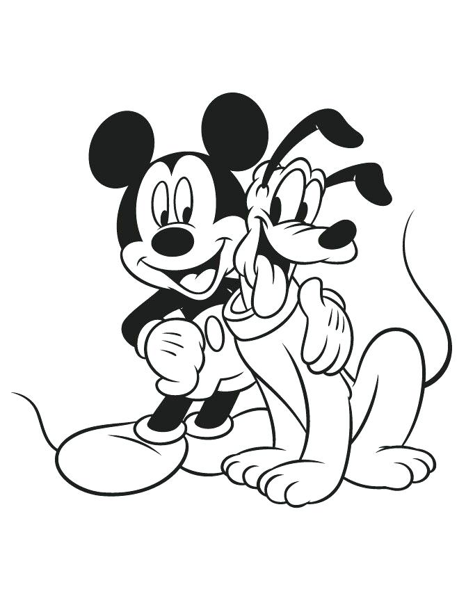 670x867 Mickey Birthday Para Colorear Free Mickey Mouse Birthday Coloring