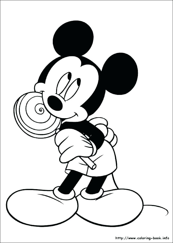 731x1024 Mickey Birthday Coloring Pages Mickey Mouse And Birthday Cake