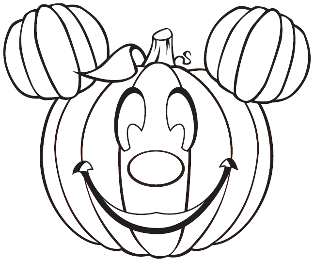 648x540 Mickey Mouse Halloween Coloring Pages
