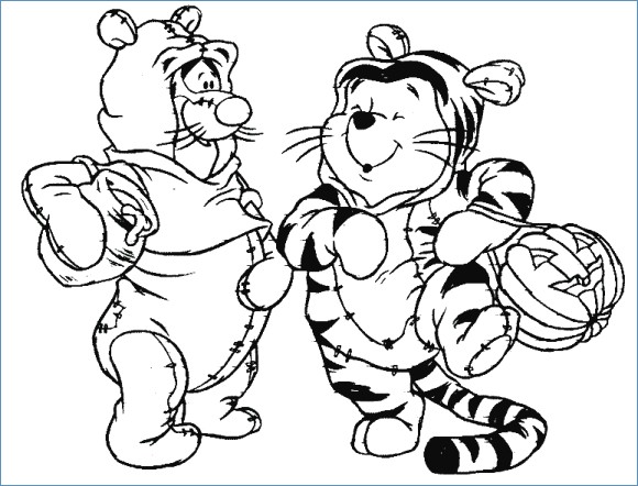 580x442 Pluto Pumpkin Black Cat Disney Halloween Coloring Pages