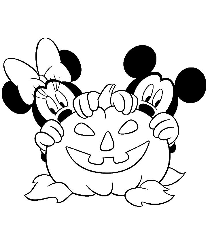 729x801 Free Disney Halloween Coloring Pages Halloween Coloring, Disney