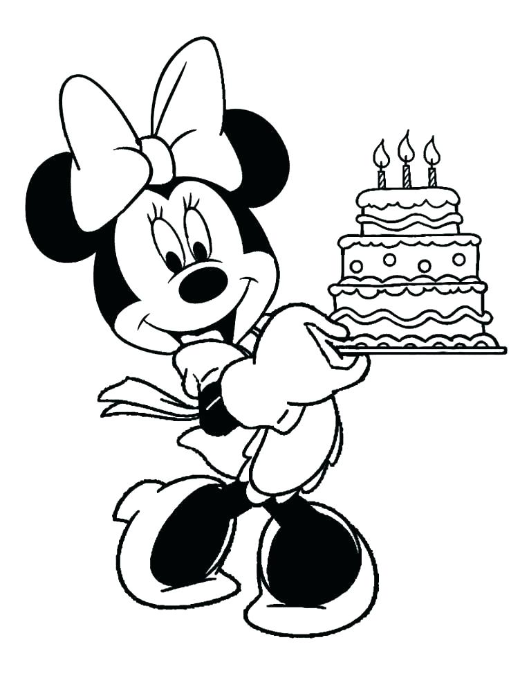 765x989 Mickey And Minnie Coloring Pages