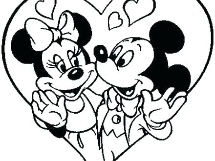440x330 Mickey Mouse Birthday Coloring Pages By Mouse Pictures To Print