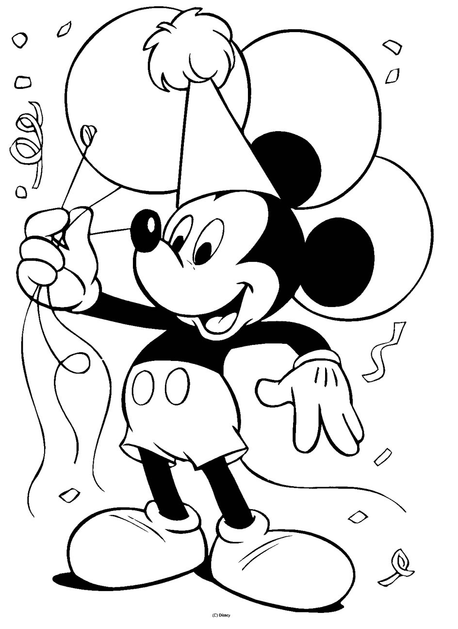 944x1295 Fresh Color Drawing To Print Famous Characters Walt Disney Mickey
