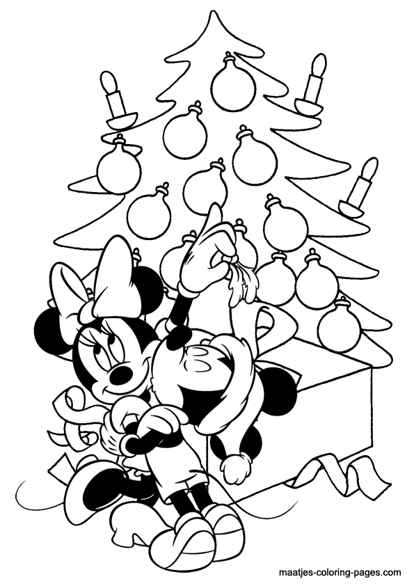 595x842 Free Mickey Mouse Christmas Coloring Pages Mickey Mouse Christmas