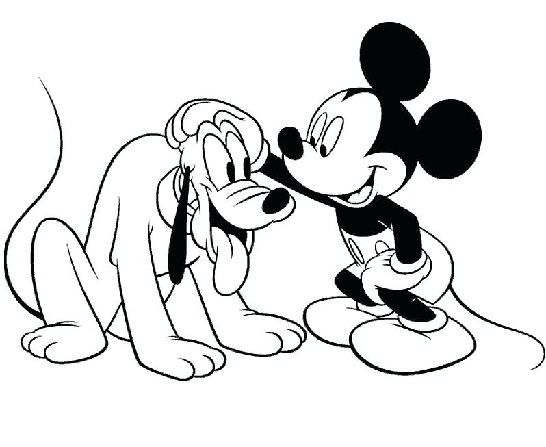 798x653 Mickey Goofy Coloring Pages Mouse Clubhouse Books Also