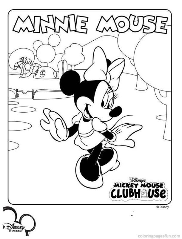 610x800 Mickey Mouse Clubhouse Coloring Pages 12