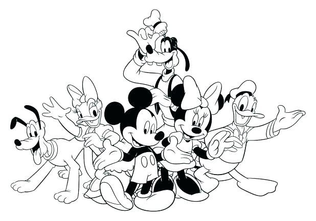618x433 Mickey Mouse Clubhouse Coloring Pages Mickey Mouse Clubhouse