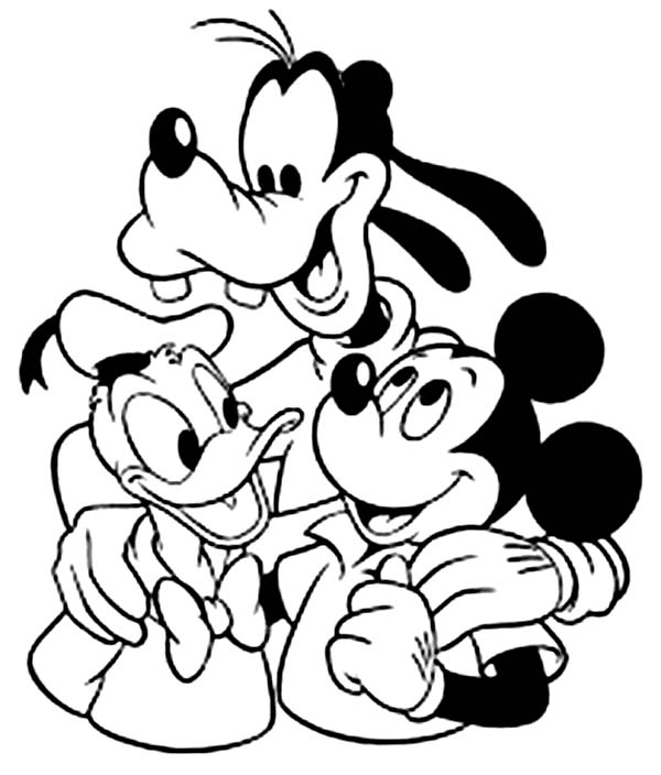 600x704 Mickey Mouse Clubhouse Coloring Pages On Disney Throughout
