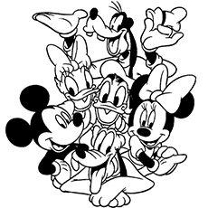 230x230 Mickey Mouse Clubhouse Coloring Pages Mickey Mouse Clubhouse