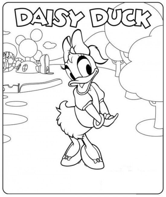 550x650 Mickey Mouse Clubhouse Printable Coloring Pages Free Picture 8