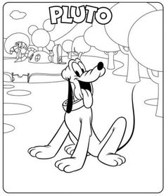 236x278 Mickey Mouse Clubhouse Printable Coloring Pages Free Picture 9