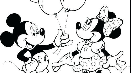 500x280 Mickey Mouse Clubhouse Coloring Pages To Print Professional