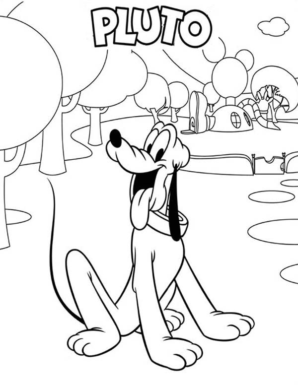 600x776 Mickey Mouse Clubhouse Characters Coloring Pages