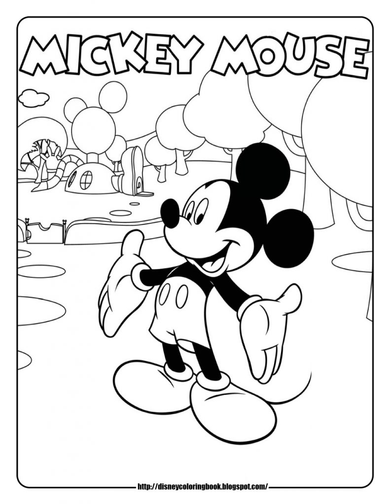 791x1024 Mickey Mouse Clubhouse Coloring