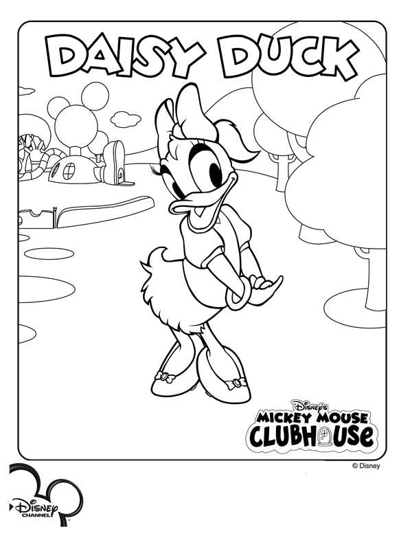 597x783 Coloring Pictures Mickey Mouse Clubhouse