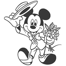 230x230 Top 66 Free Printable Mickey Mouse Coloring Pages Online