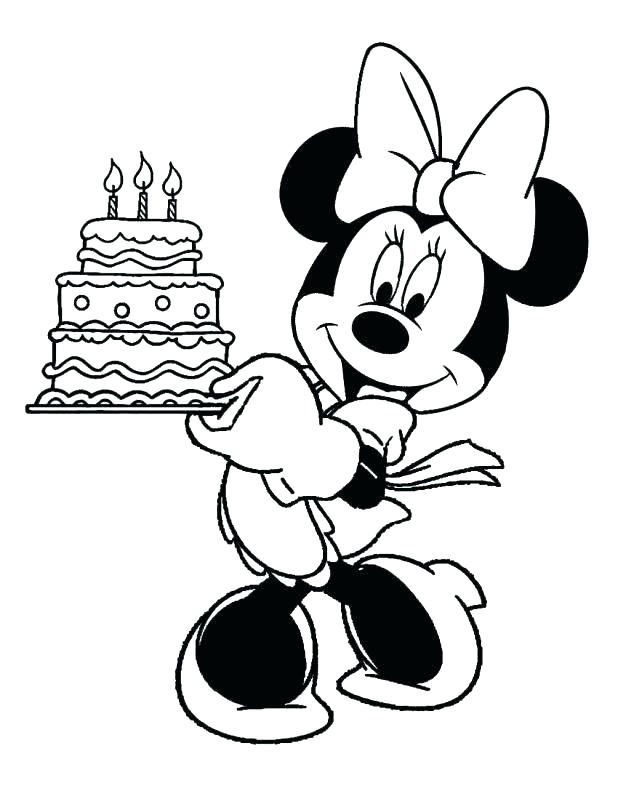 618x799 Mickey Birthday Coloring Pages Mickey Mouse Clubhouse Coloring