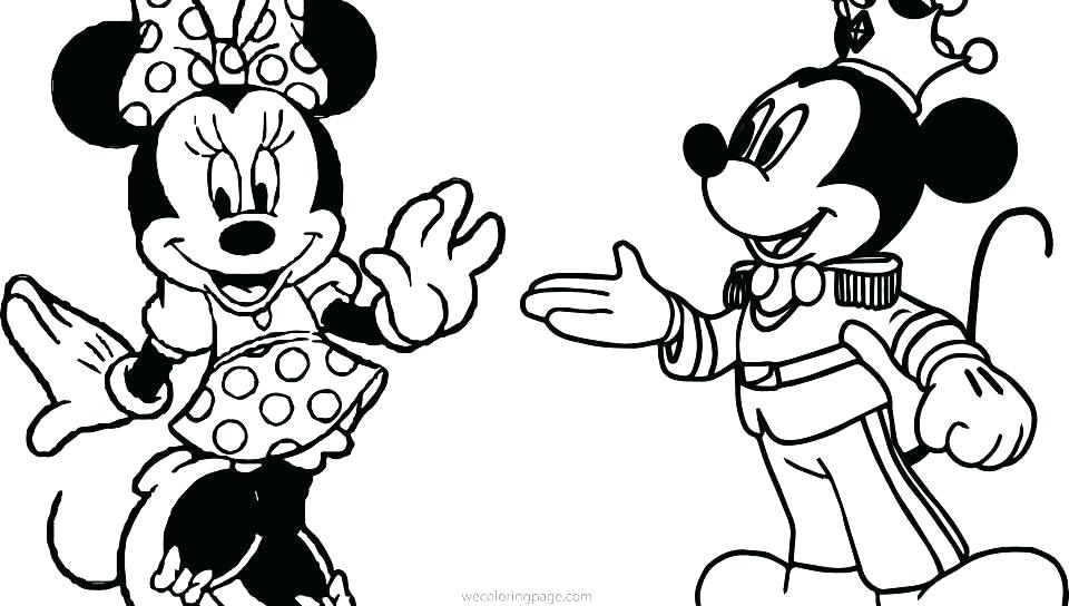 960x544 Mickey Mouse Head Coloring Pages