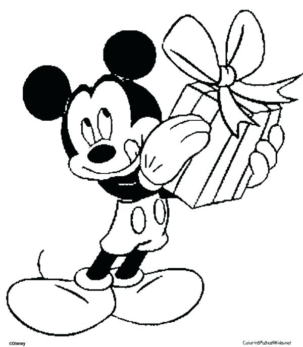 600x687 Mickey Mouse Coloring Pages Also Category Coloring Pages Mickey