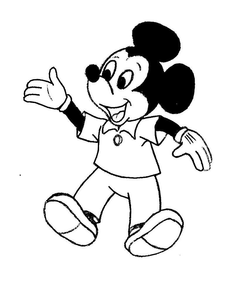 802x968 Mickey Mouse Coloring Games 403418