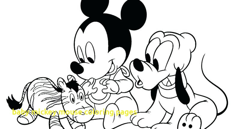 770x430 Baby Mickey Mouse Coloring Pages