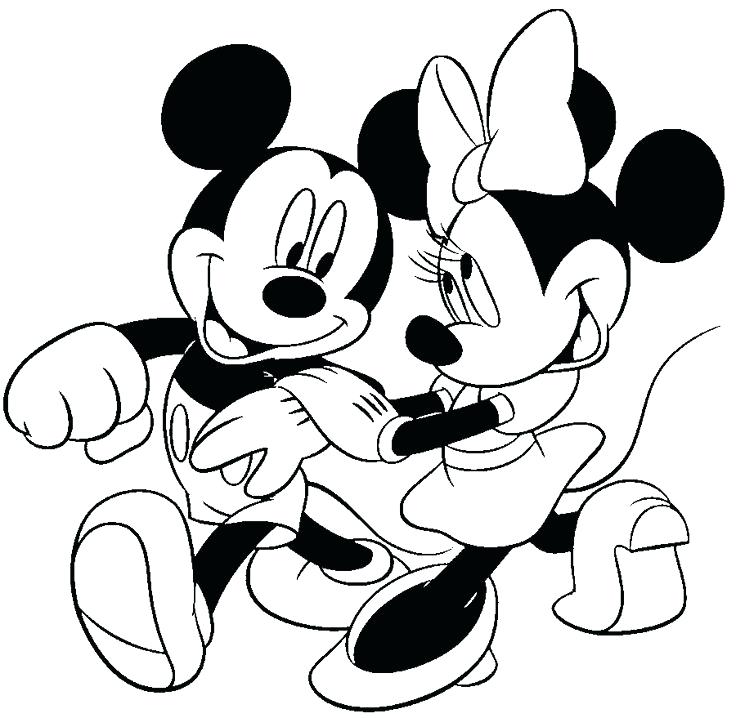 736x718 Minnie Mouse Coloring Games