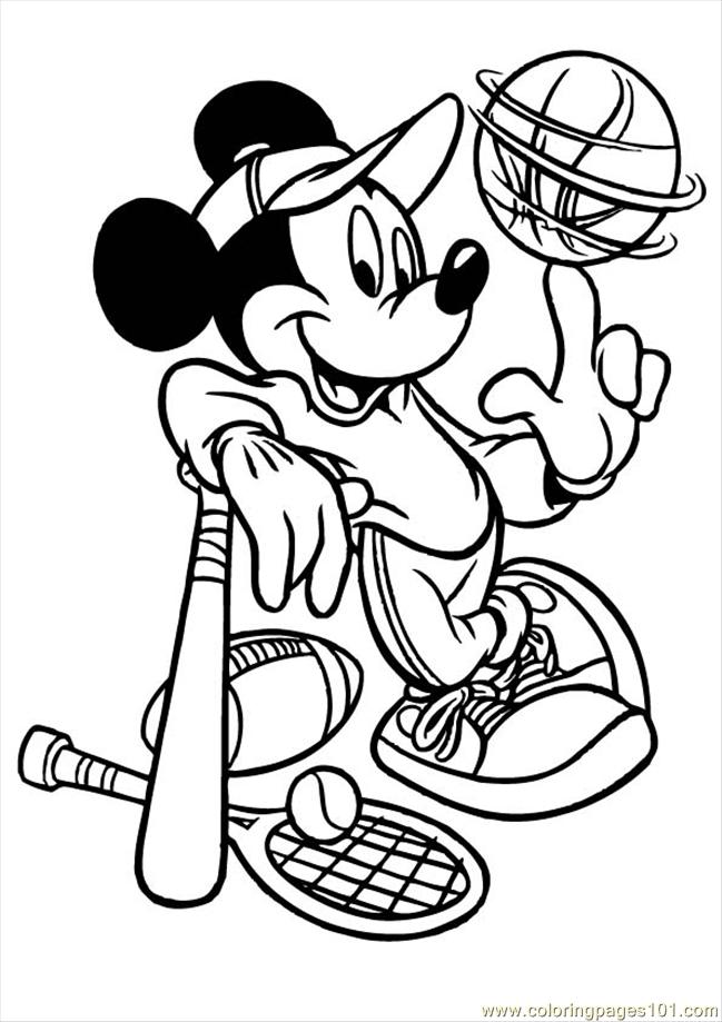 649x919 Mickey Mouse 006 Coloring Page