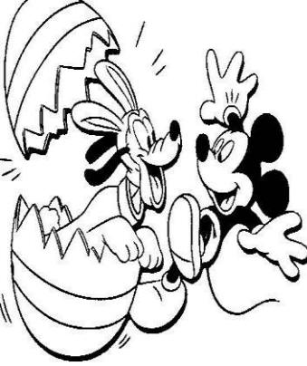 339x404 Funky Mickey Mouse Coloring Pages Easter Photos