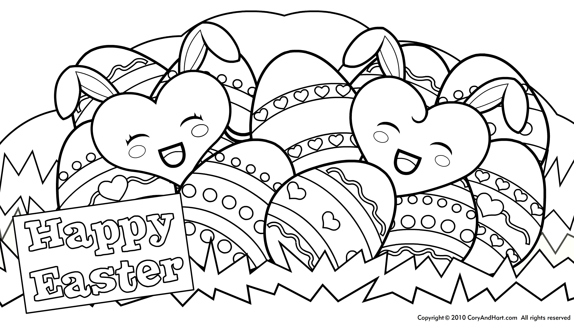 2000x1125 Easter Coloring Pages Easter Coloring Sheet 8 3201