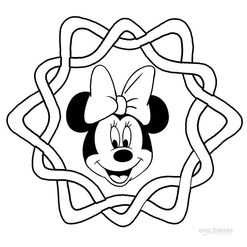 850x850 Mickey Mouse Face Template New Minnie Mouse Face Coloring Pages