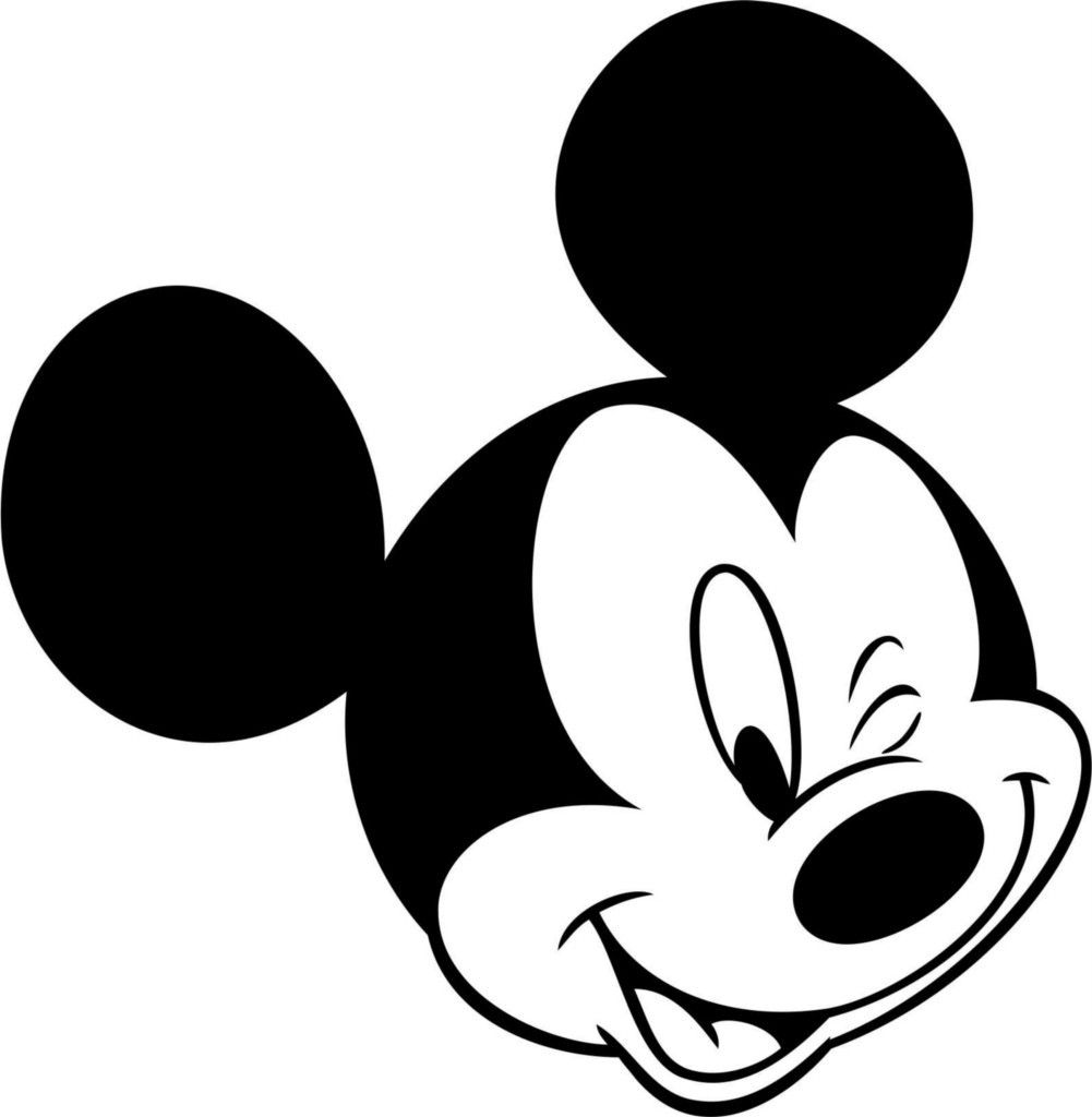 1001x1024 Mickey Mouse Coloring Pages Mickey Mouse Face Coloring