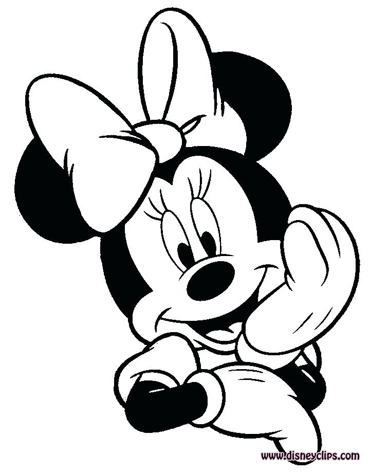 720x920 Mickey Mouse Face Coloring Pages