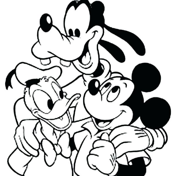 600x600 Mickey Mouse Color Sheets Mouse Color Sheets Mouse Coloring