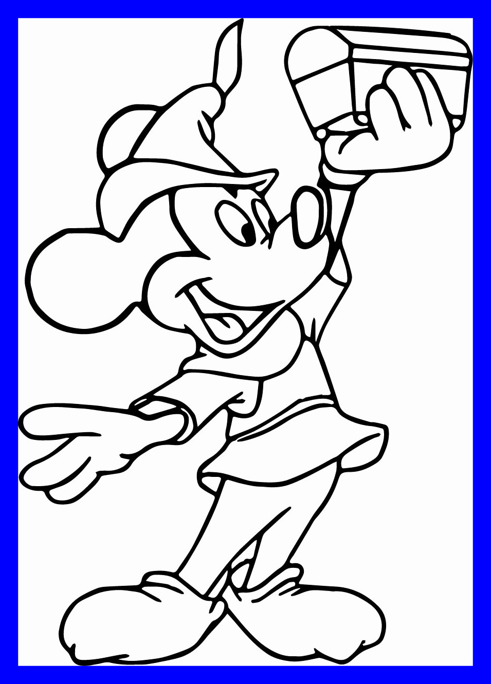 955x1331 Astonishing Mickey Mouse Head Coloring Page Collection Ghost
