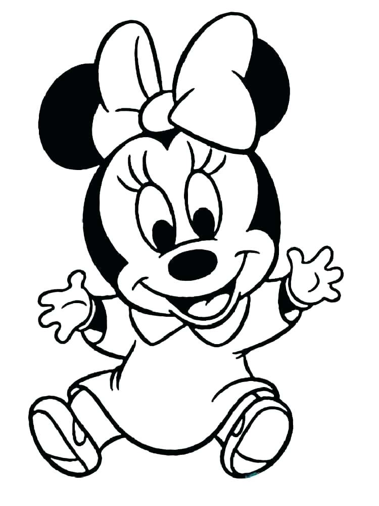 750x1000 Minnie Mouse Coloring Pages Printable Mouse Printable Coloring