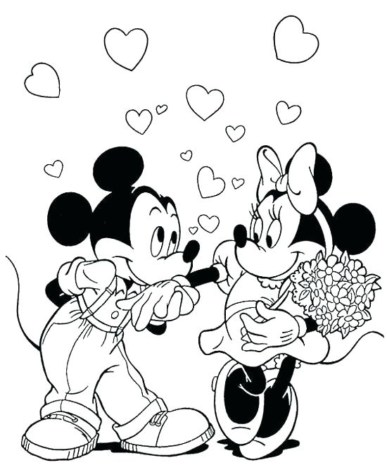 550x660 Disney Valentines Day Coloring Pages 63 And Pertaining To Remodel